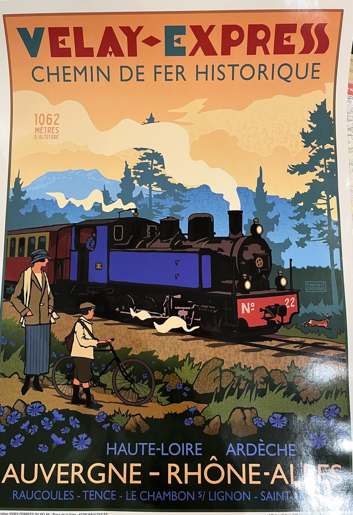Affiche Velay Express n°2 (version 2025)