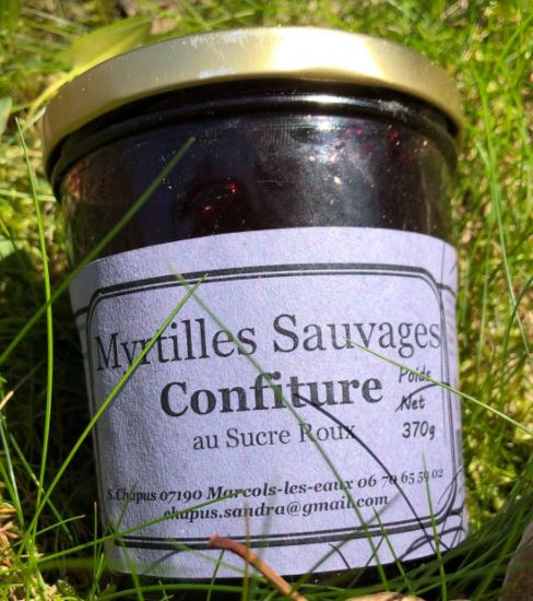 Sandra Chapus - Confiture de myrtilles sauvages