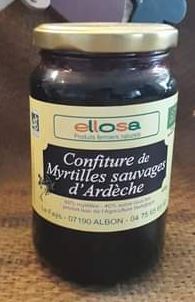 Ferme de Faÿs - Confiture myrtilles sauvages 400g