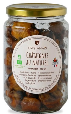 Castanaïs - Châtaignes au naturel (AOP BIO) 220g
