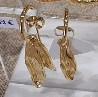 UN BIJOU A PARIS - Boucles d'oreilles Garance BO - Laiton finition or (1876-500-0TU)